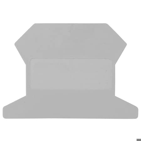 Automation Systems Interconnect Terminal Block End Cover, 25-PK ASIDUK2.5